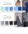 Креп стрейч Амузен 14-4122, 85 гр/м2, шир.150см, цвет голубой - купить в Новокузнецке. Цена 148.37 руб.