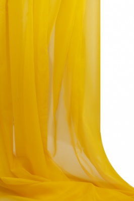 Портьерный капрон 13-0858, 47 гр/м2, шир.300см, цвет 21/жёлтый - купить в Новокузнецке. Цена 137.27 руб.