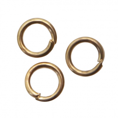 Кольцо  соединительное для бижутерии 4 мм, цв.-золото - купить в Новокузнецке. Цена: 0.41 руб.