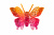 Бабочка декоративная пластиковая #10 - купить в Новокузнецке. Цена: 7.09 руб.