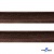 Кант атласный 074, шир. 12 мм (в упак. 65,8 м), цвет коричневый - купить в Новокузнецке. Цена: 237.16 руб.
