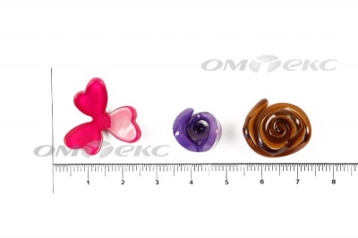 Украшение "Розы малые №1" 20мм - купить в Новокузнецке. Цена: 32.49 руб.