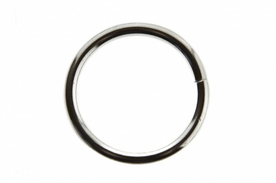 Кольцо металлическое d-3 х 32 мм, цв.-никель - купить в Новокузнецке. Цена: 3.92 руб.