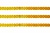 Пайетки "ОмТекс" на нитях, CREAM, 6 мм С / упак.73+/-1м, цв. 92 - золото - купить в Новокузнецке. Цена: 484.77 руб.