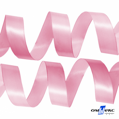 050-нежно-розовый Лента атласная упаковочная (В) 85+/-5гр/м2, шир.25 мм (1/2), 25+/-1 м - купить в Новокузнецке. Цена: 53.96 руб.