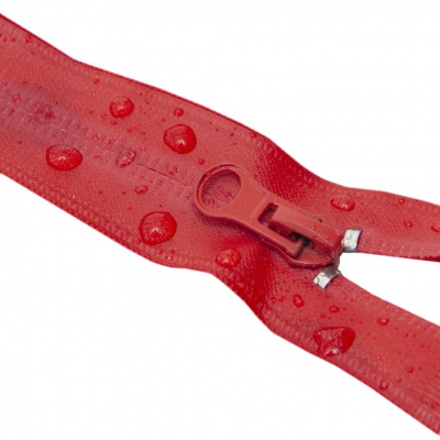 Молния водонепроницаемая PVC Т-7, 90 см, разъемная, цвет (820) красный - купить в Новокузнецке. Цена: 61.18 руб.