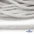 Шнур плетеный d-6 мм круглый, 70% хлопок 30% полиэстер, уп.90+/-1 м, цв.1076-белый - купить в Новокузнецке. Цена: 588 руб.