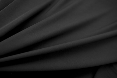 Костюмная ткань с вискозой "Флоренция", 195 гр/м2, шир.150см, цвет чёрный - купить в Новокузнецке. Цена 502.24 руб.