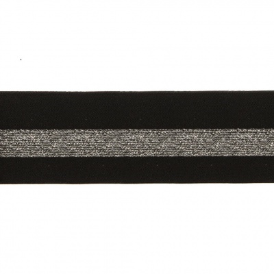 #2/6-Лента эластичная вязаная с рисунком шир.52 мм (45,7+/-0,5 м/бобина) - купить в Новокузнецке. Цена: 69.33 руб.