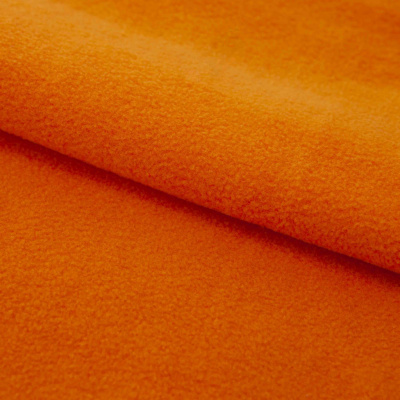 Флис DTY 16-1358, 250 г/м2, шир. 150 см, цвет оранжевый - купить в Новокузнецке. Цена 640.46 руб.