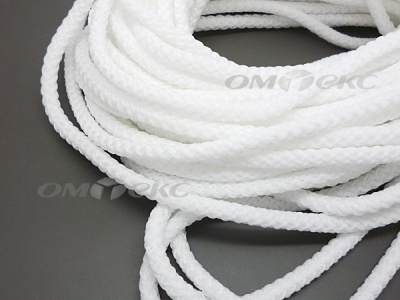 Шнур 1с35 4 мм крупное плетение 200 м белый - купить в Новокузнецке. Цена: 1.10 руб.