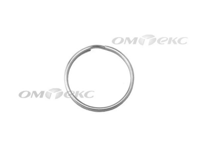 Кольцо металлическое d-20 мм, цв.-никель - купить в Новокузнецке. Цена: 3.19 руб.