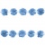Тесьма плетеная "Рюш", упак. 9,14 м, цвет голубой - купить в Новокузнецке. Цена: 45.87 руб.