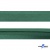 Косая бейка атласная "Омтекс" 15 мм х 132 м, цв. 056 темный зеленый - купить в Новокузнецке. Цена: 225.81 руб.