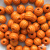 0309-Бусины деревянные "ОмТекс", 16 мм, упак.50+/-3шт, цв.003-оранжевый - купить в Новокузнецке. Цена: 62.22 руб.