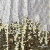 Трикотажное полотно, Сетка с пайетками, шир.130 см, #315, цв.-белый/золото - купить в Новокузнецке. Цена 693.39 руб.