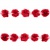 Тесьма плетеная "Рюш", упак. 9,14 м, цвет красный - купить в Новокузнецке. Цена: 46.82 руб.