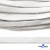 Шнур плетеный d-8 мм плоский, 70% хлопок 30% полиэстер, уп.85+/-1 м, цв.1018-белый - купить в Новокузнецке. Цена: 735 руб.