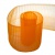 Лента капроновая "Гофре", шир. 110 мм/уп. 50 м, цвет оранжевый - купить в Новокузнецке. Цена: 26.93 руб.