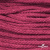 Шнур плетеный d-6 мм, 70% хлопок 30% полиэстер, уп.90+/-1 м, цв.1068-фуксия - купить в Новокузнецке. Цена: 588 руб.