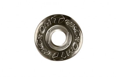 Кнопка металлическая "Альфа" с пружиной, 15 мм (уп. 720+/-20 шт), цвет никель - купить в Новокузнецке. Цена: 1 466.73 руб.