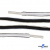 Шнурки #4-27, круглые 130 см, двухцветные (черно/белый) - купить в Новокузнецке. Цена: 47.04 руб.