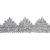 Тесьма металлизированная 0384-0240, шир. 40 мм/уп. 25+/-1 м, цвет серебро - купить в Новокузнецке. Цена: 490.74 руб.