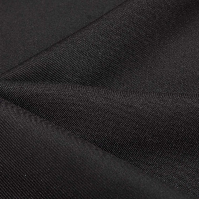 Ткань костюмная 21010 2044, 225 гр/м2, шир.150см, цвет черный - купить в Новокузнецке. Цена 394.71 руб.