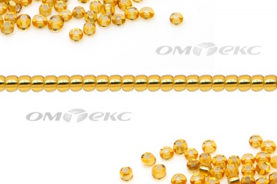 Бисер (SL) 11/0 ( упак.100 гр) цв.22 - золото - купить в Новокузнецке. Цена: 53.34 руб.