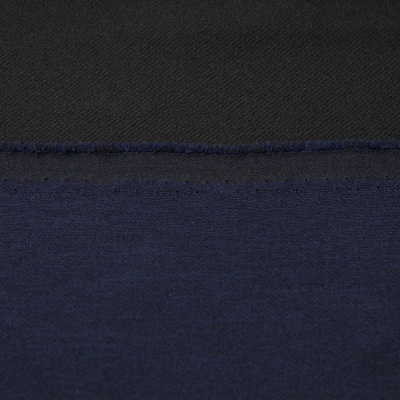 Ткань костюмная 26150 2009, 214 гр/м2, шир.150см, цвет т.синий - купить в Новокузнецке. Цена 358.58 руб.