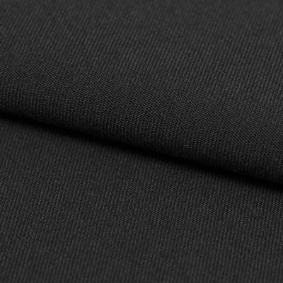 Костюмная ткань с вискозой "Рошель", 250 гр/м2, шир.150см, цвет чёрный - купить в Новокузнецке. Цена 438.12 руб.