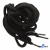 Шнурки #106-09, круглые 130 см, цв.чёрный - купить в Новокузнецке. Цена: 21.92 руб.