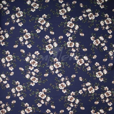 Плательная ткань "Фламенко" 3.2, 80 гр/м2, шир.150 см, принт растительный - купить в Новокузнецке. Цена 239.03 руб.