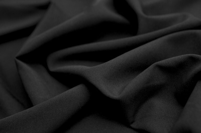 Костюмная ткань с вискозой "Флоренция", 195 гр/м2, шир.150см, цвет чёрный - купить в Новокузнецке. Цена 502.24 руб.