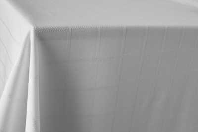 Скатертная ткань 25536/2005, 174 гр/м2, шир.150см, цвет белый - купить в Новокузнецке. Цена 269.46 руб.