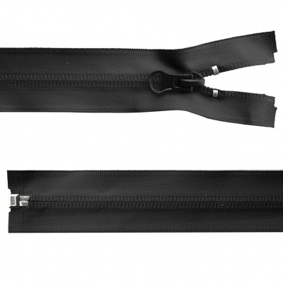 Молния водонепроницаемая PVC Т-7, 90 см, разъемная, цвет чёрный - купить в Новокузнецке. Цена: 61.18 руб.