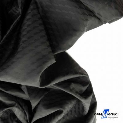 Ткань подкладочная Жаккард PV2416932, 93г/м2, 145 см,черный - купить в Новокузнецке. Цена 241.46 руб.