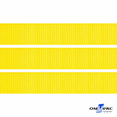 Репсовая лента 020, шир. 12 мм/уп. 50+/-1 м, цвет жёлтый - купить в Новокузнецке. Цена: 152.05 руб.
