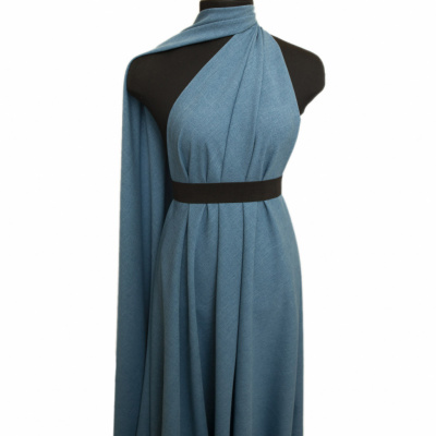 Ткань костюмная габардин "Меланж" 6107А, 172 гр/м2, шир.150см, цвет голубой - купить в Новокузнецке. Цена 299.21 руб.