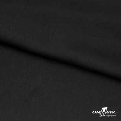 Ткань плательная Габриэль 100% полиэстер,140 (+/-10) гр/м2, шир. 150 см, цв. черный BLACK - купить в Новокузнецке. Цена 248.37 руб.