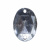 Стразы пришивные акриловые арт.#39/10 - "Кристал", 10х14 мм - купить в Новокузнецке. Цена: 0.69 руб.