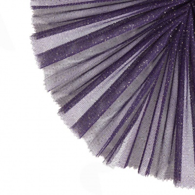 Сетка Глиттер, 24 г/м2, шир.145 см., пурпурный - купить в Новокузнецке. Цена 117.24 руб.