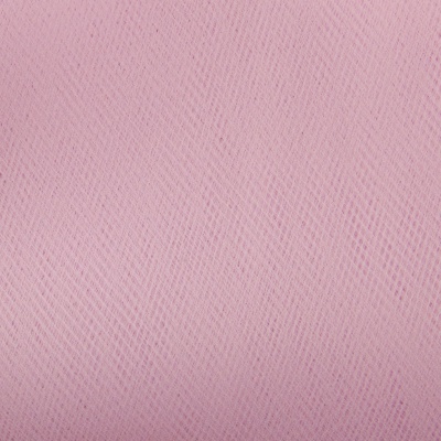 Фатин матовый 16-12, 12 гр/м2, шир.300см, цвет нежно-розовый - купить в Новокузнецке. Цена 96.31 руб.