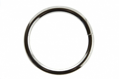Кольцо металлическое d-38 мм, цв.-никель - купить в Новокузнецке. Цена: 4.89 руб.