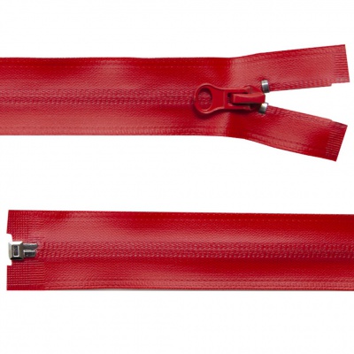 Молния водонепроницаемая PVC Т-7, 90 см, разъемная, цвет (820) красный - купить в Новокузнецке. Цена: 61.18 руб.