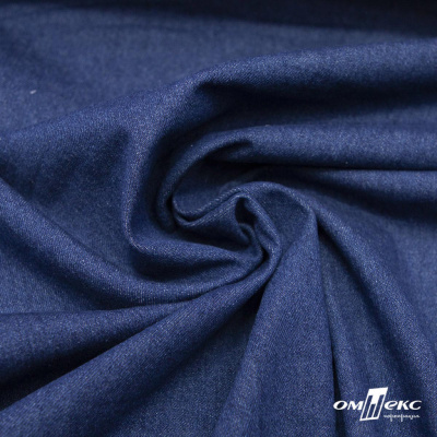 Ткань костюмная "Джинс", 315 г/м2, 100% хлопок, шир. 150 см,   Цв. 7/ Dark blue - купить в Новокузнецке. Цена 588 руб.