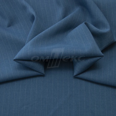 Костюмная ткань "Жаклин", 188 гр/м2, шир. 150 см, цвет серо-голубой - купить в Новокузнецке. Цена 430.84 руб.