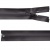 Молния водонепроницаемая PVC Т-7, 60 см, разъемная, цвет (301) т.серый - купить в Новокузнецке. Цена: 49.39 руб.