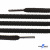 Шнурки #106-09, круглые 130 см, цв.чёрный - купить в Новокузнецке. Цена: 21.92 руб.
