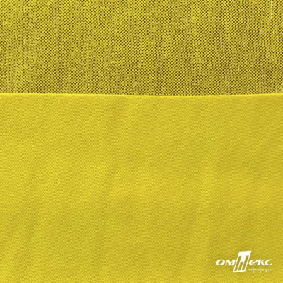 Трикотажное полотно голограмма, шир.140 см, #602 -жёлтый/жёлтый - купить в Новокузнецке. Цена 385.88 руб.